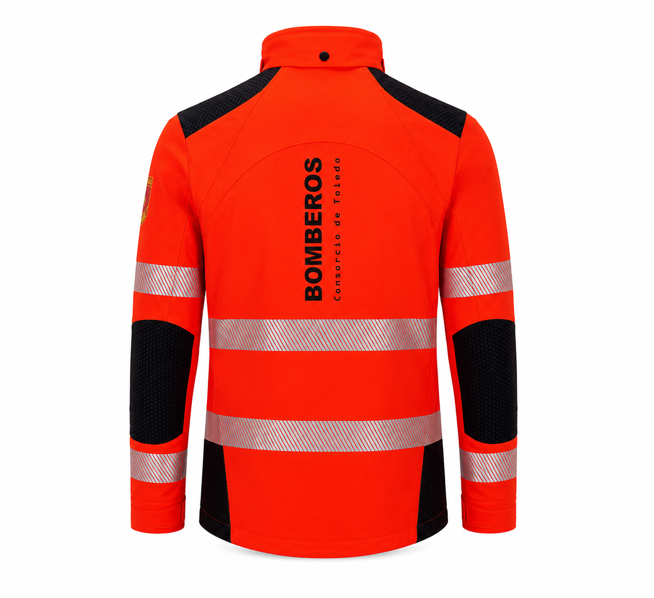 Conjunto Impermeable Bomberos Toledo - Vista Trasera